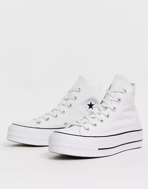 Converse Lift Canvas Hi Platform - White