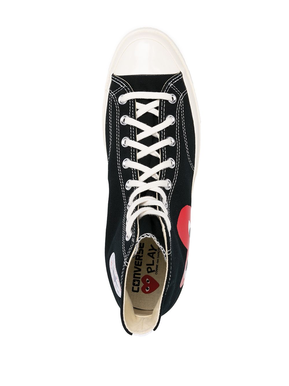 Comme des Garçons Play Converse Edition Half Heart Chuck ’70 High