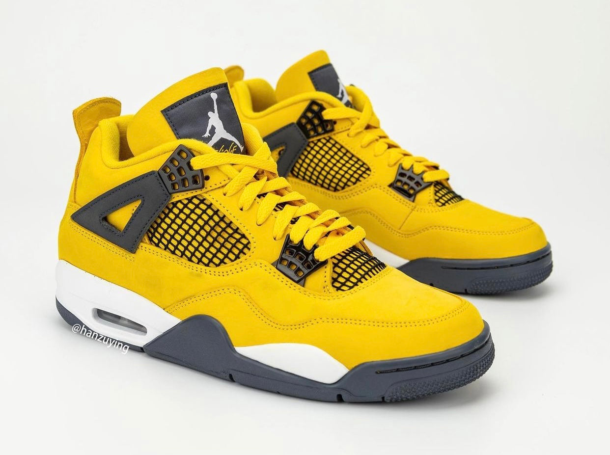 Nike Air Jordan 4 Retro "Lighting" Sneaker