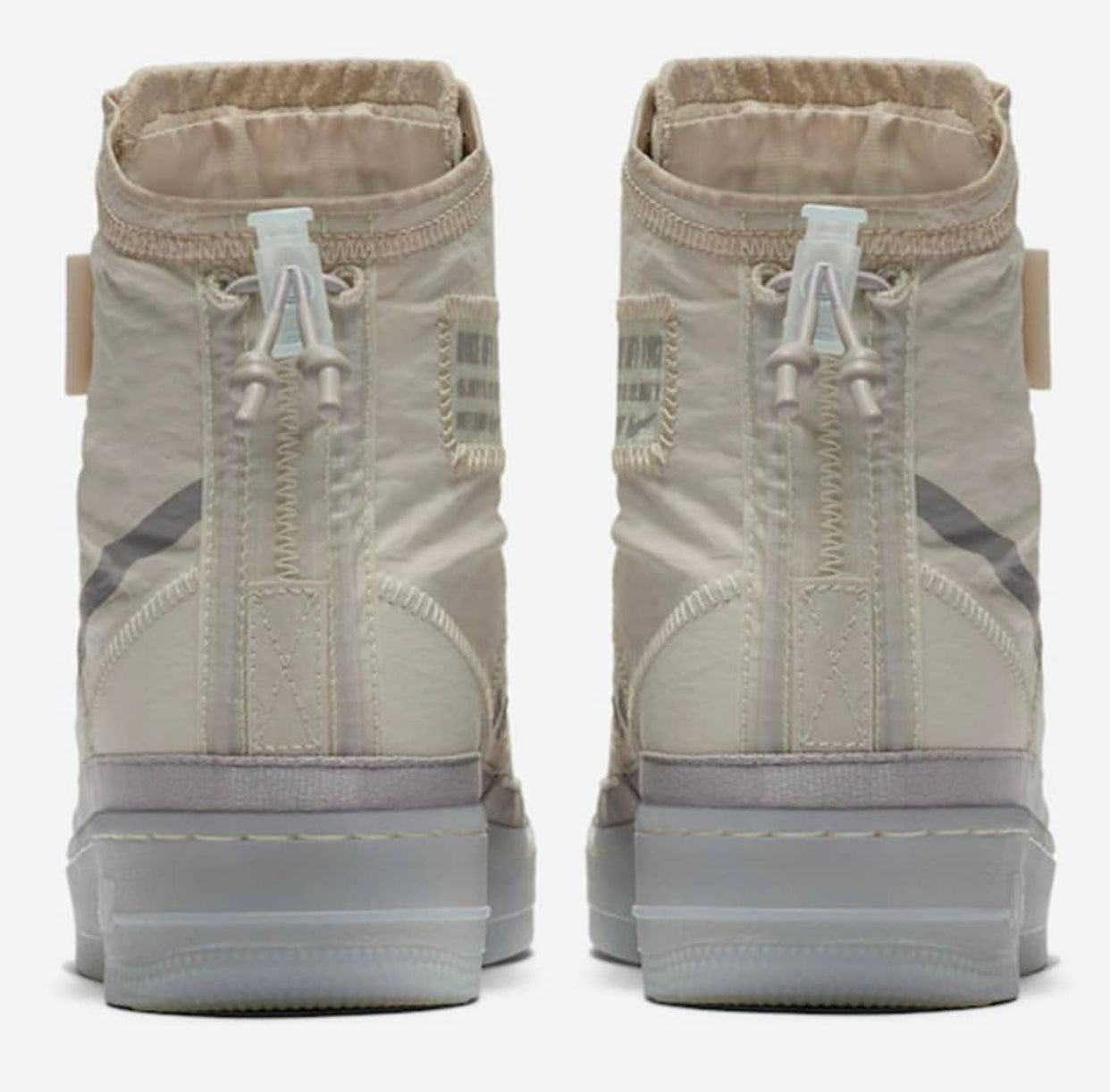 Nike Air Force 1 Shell Boot - Beige/Ivory