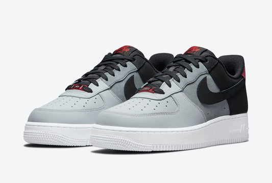 NIKE AIR FORCE 1 LV8 BLACK SMOKE GREY PURE PLATINUM