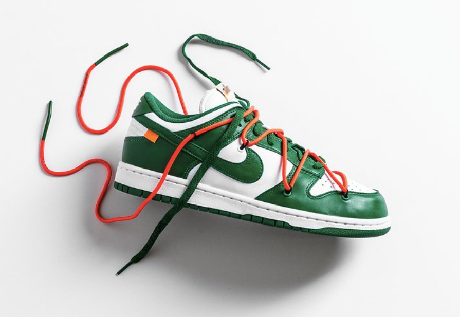 Nike Dunk Low x Off White ‘Pine Green’ Sneaker