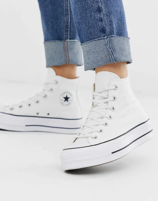 Converse Lift Canvas Hi Platform - White