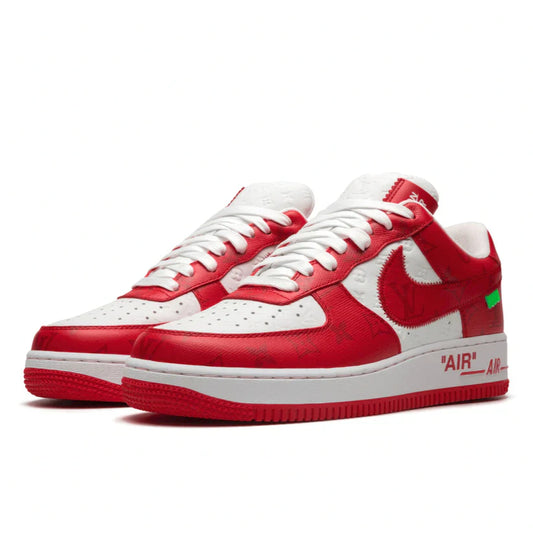 Nike Air Force 1 LOW "Virgil Abloh x Louis Vuitton- White/Red" Sneaker