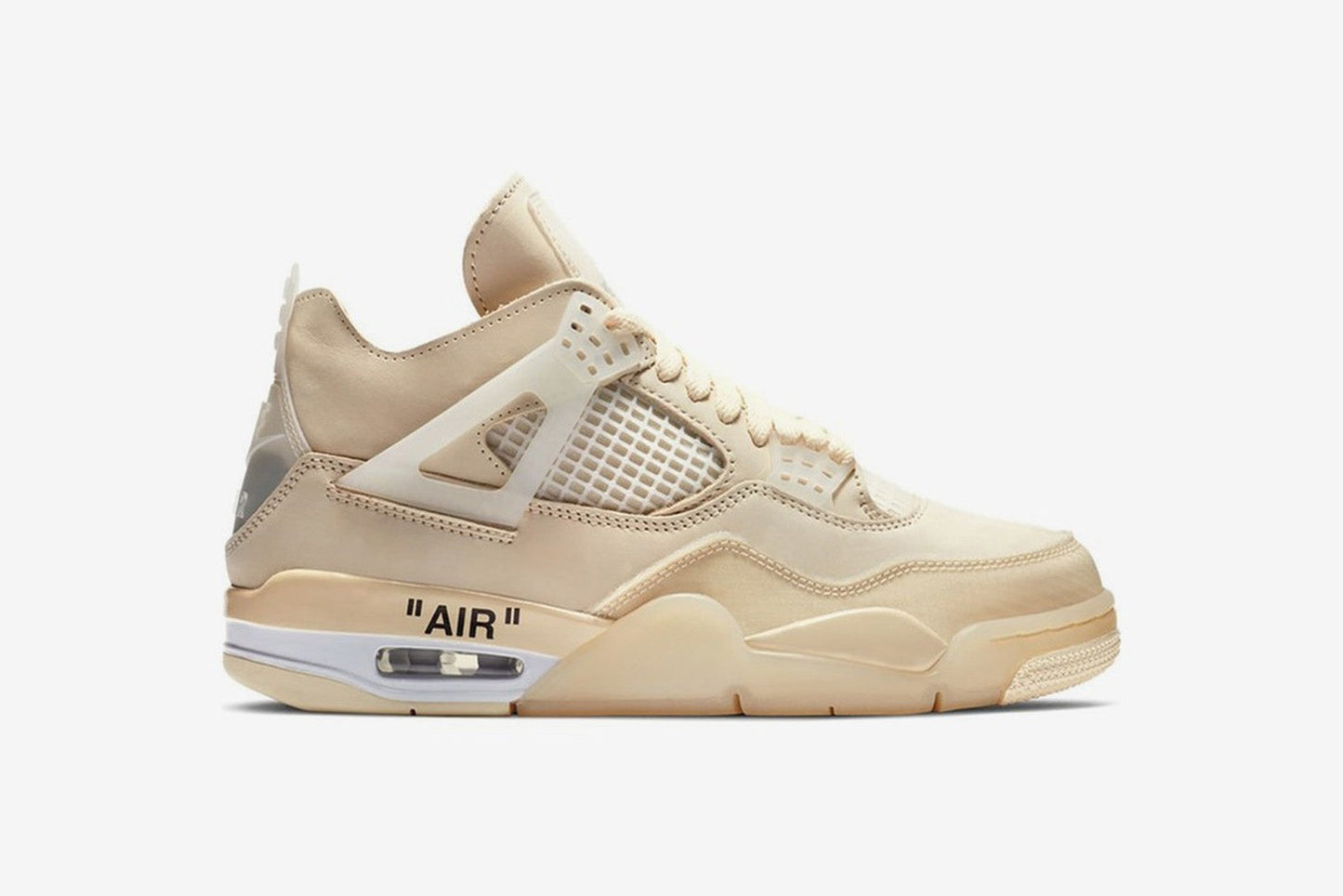 Nike Air Jordan 4 Retro x Off-White "Sail" Sneaker